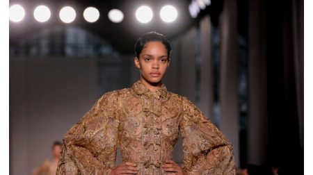 Paris Fashion Week favourite Elie Saab pays homage to Thailand's king with a stunning Thai inspired design